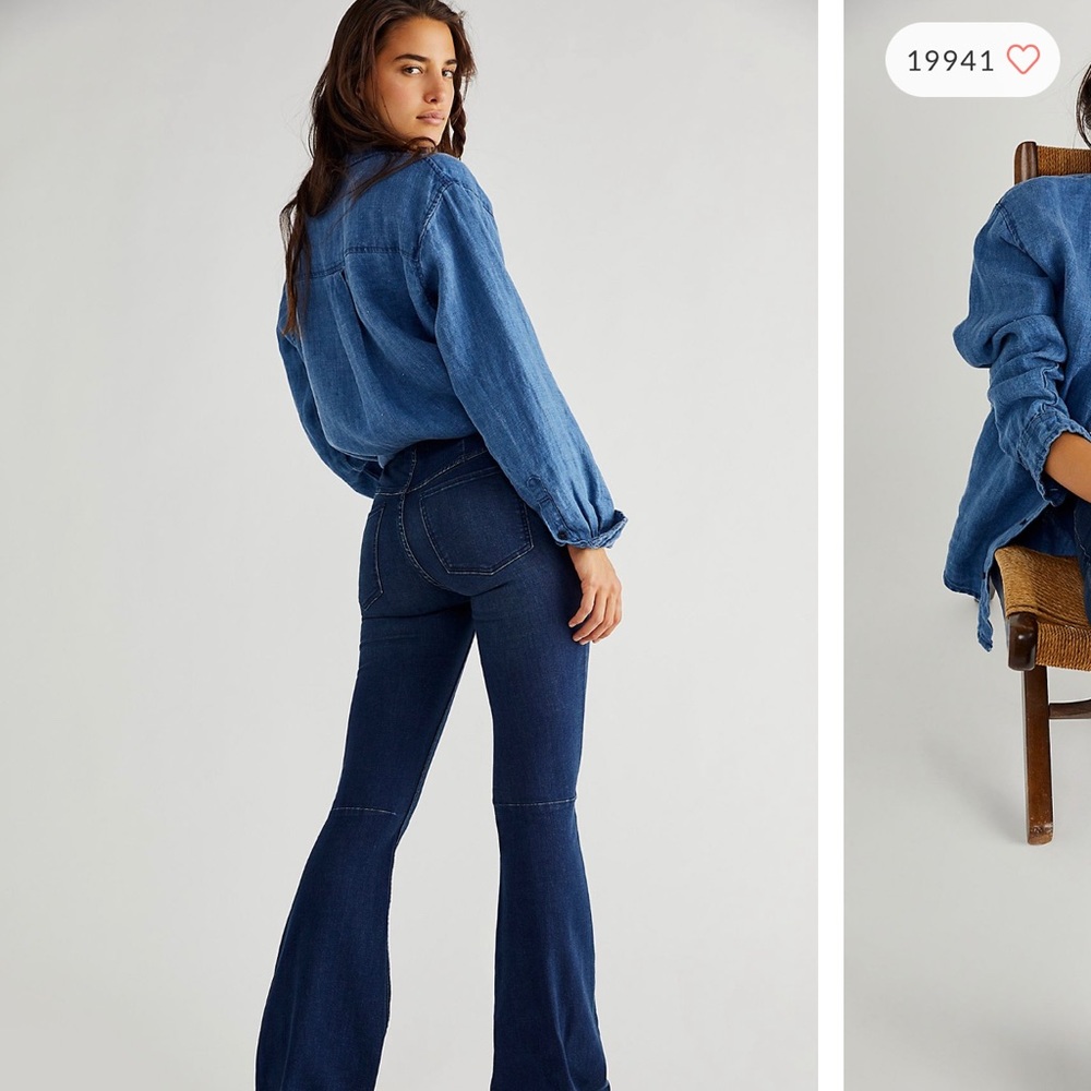 Free people penny pull on jeans